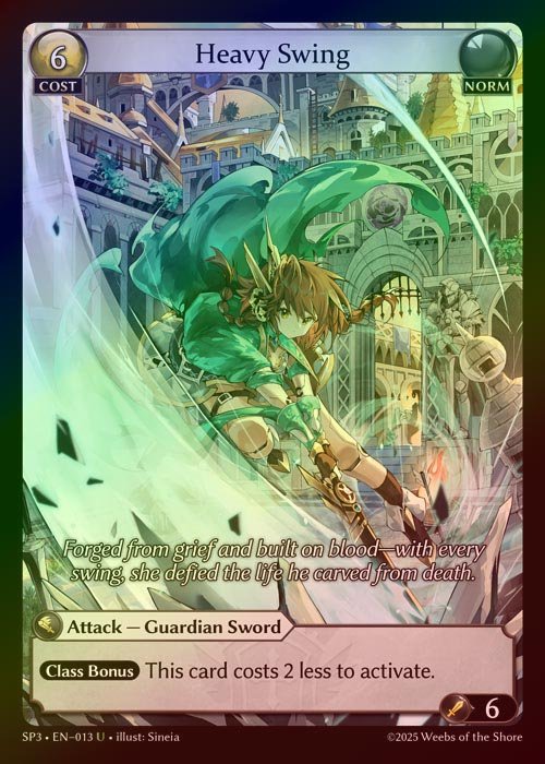 【FOIL】[Norm] Heavy Swing [SP3_013-U]