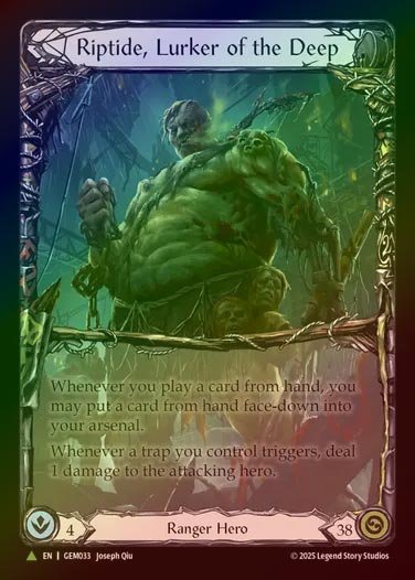 【CF】[Ranger] Riptide, Lurker of the Deep (Extended Art) [GEM033-P]