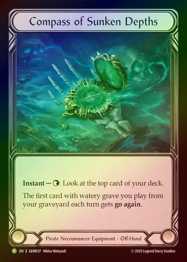 【CF】[Pirate Necromancer] Compass of Sunken Depths [GEM037-P]