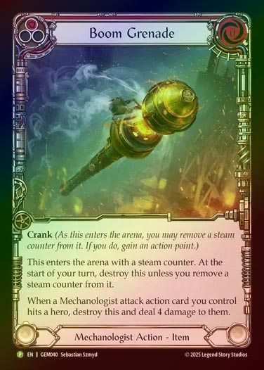 【CF】[Mechanologist] Boom Grenade (red) [GEM040-P]