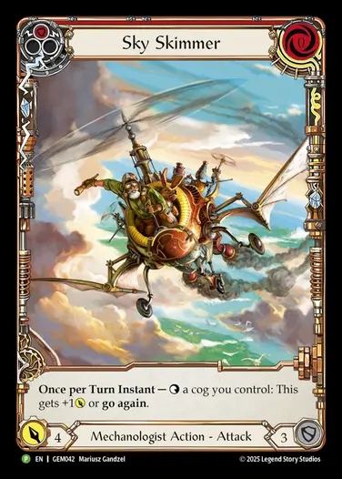 [Mechanologist] Sky Skimmer (Extended Art) (red) [GEM042-P]