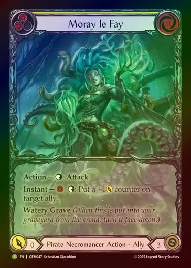 【RF】[Pirate Necromancer] Moray le Fay (Extended Art) [GEM047-P]