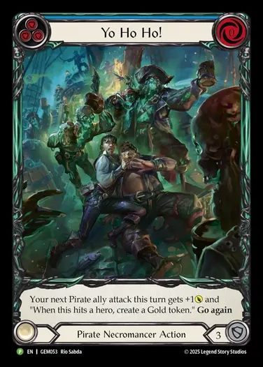 [Pirate Necromancer] Yo Ho Ho! (Extended Art) (blue) [GEM053-P]