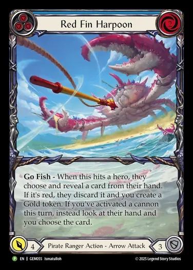 [Pirate Ranger] Red Fin Harpoon (blue) [GEM055-P]