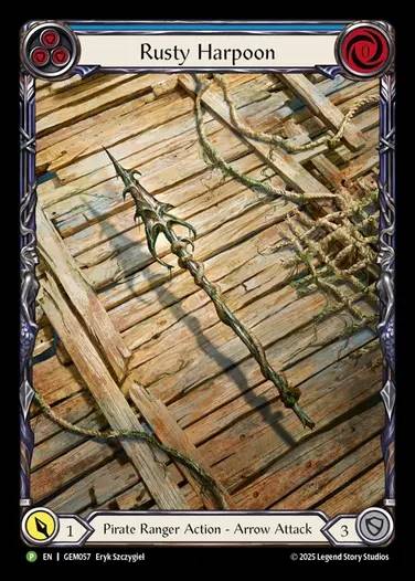 [Pirate Ranger] Rusty Harpoon (Extended Art) (blue) [GEM057-P]