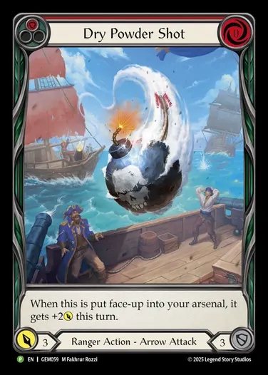 [Ranger] Dry Powder Shot (Extended Art) (red) [GEM059-P]