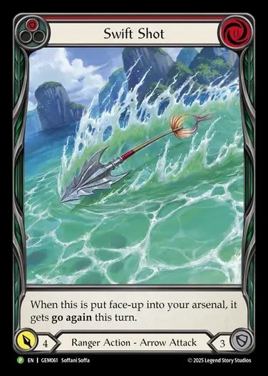 [Ranger] Swift Shot (Extended Art) (red) [GEM061-P]