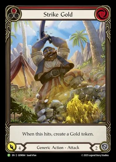 [Generic] Strike Gold (Extended Art) (red) [GEM064-P]