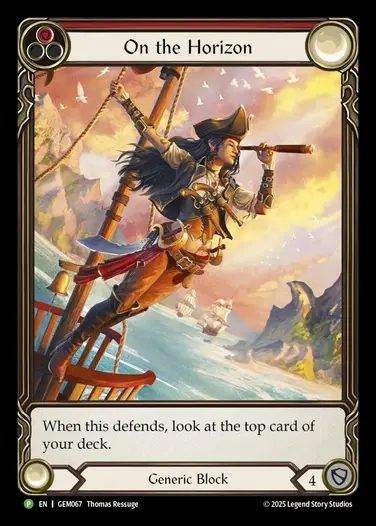 [Generic] On the Horizon (Extended Art) (red) [GEM067-P]