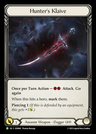 [Assassin] Hunter's Klaive [GEM068-P]