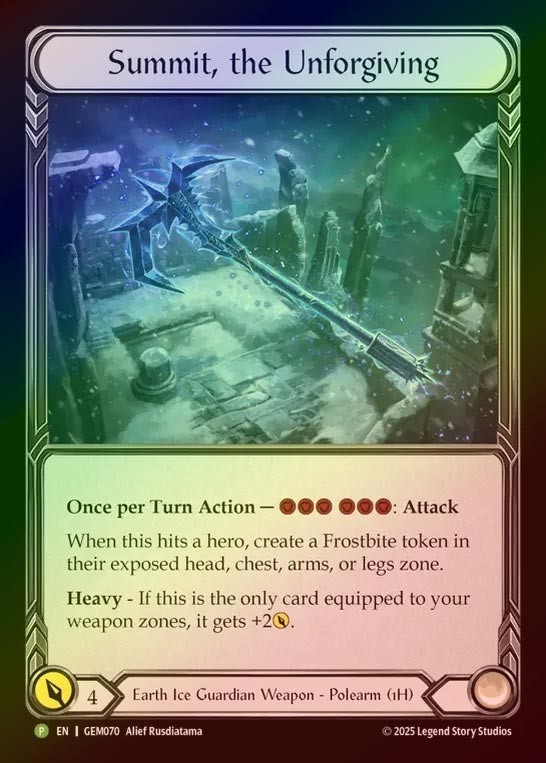 【CF】[Earth Ice Guardian] Summit, the Unforgiving [GEM070-P]