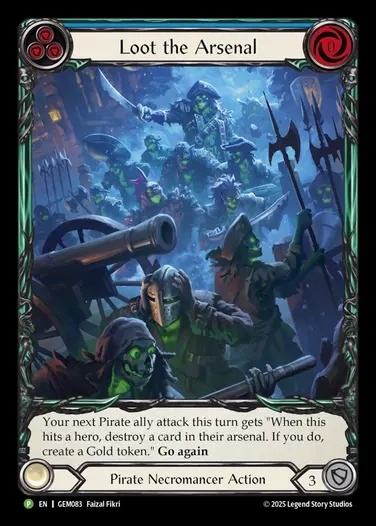 [Pirate Necromancer] Loot the Arsenal(blue)  [GEM083-P]