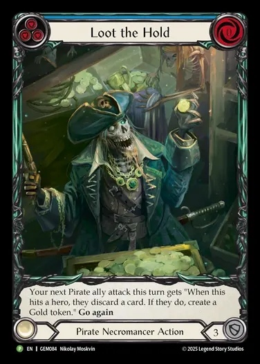 [Pirate Necromancer] Loot the Hold(blue)  [GEM084-P]