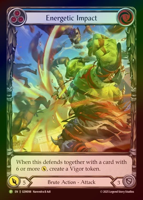 【RF】[Brute] Energetic Impact(blue)  [GEM098-P]