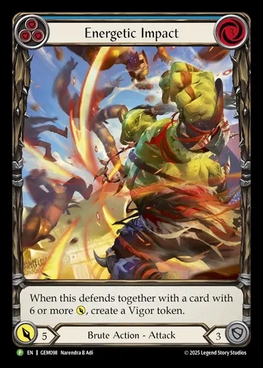 [Brute] Energetic Impact(blue)  [GEM098-P]