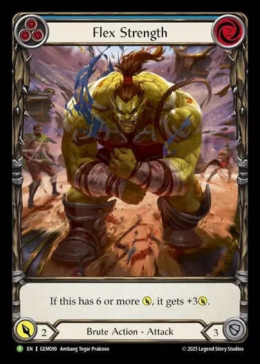 [Brute] Flex Strength(blue)  [GEM099-P]