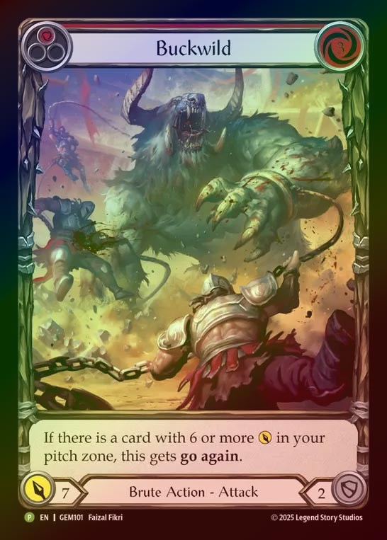 【RF】[Brute] Buckwild(red)  [GEM101-P]