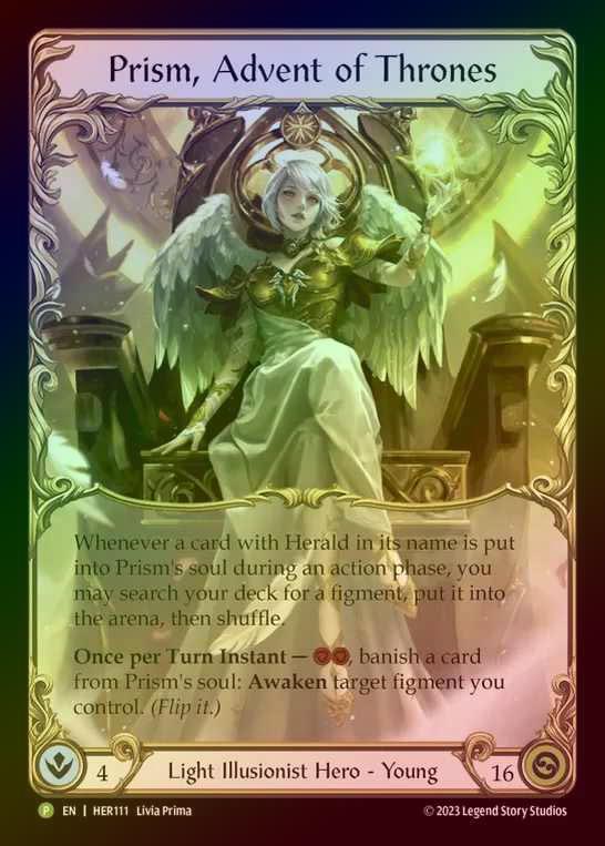 【RF】[Light Illusionist] Prism, Advent of Thrones [HER111-P]