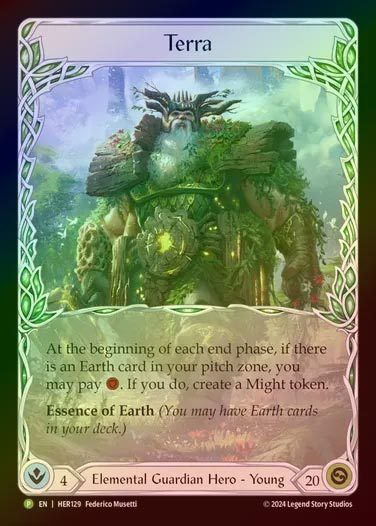 【CF】[Elemental Guardian] Terra (Extended Art) [HER129-P]