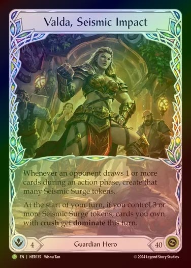 【RF】[Guardian] Valda, Seismic Impact (Extended Art) [HER135-P]