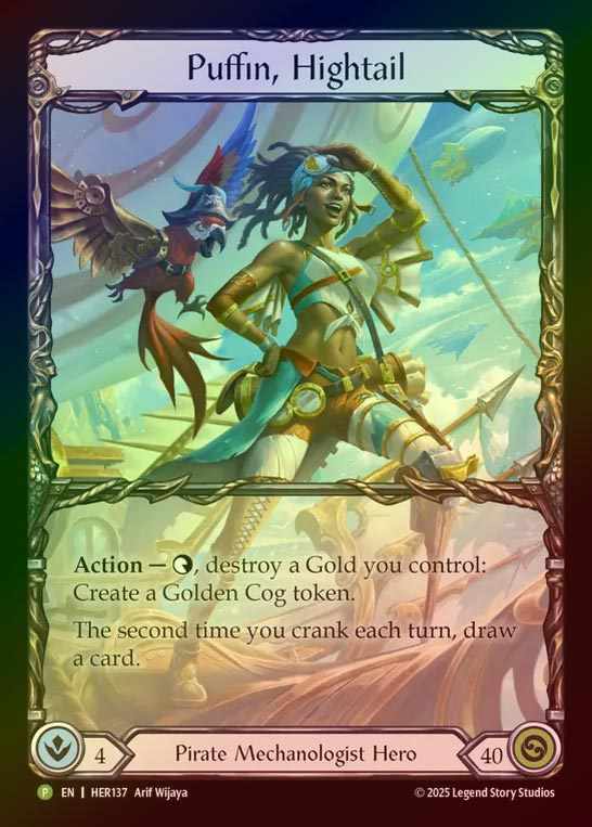 【RF】[Pirate Mechanologist] Puffin, Hightail (Extended Art) [HER137-P]