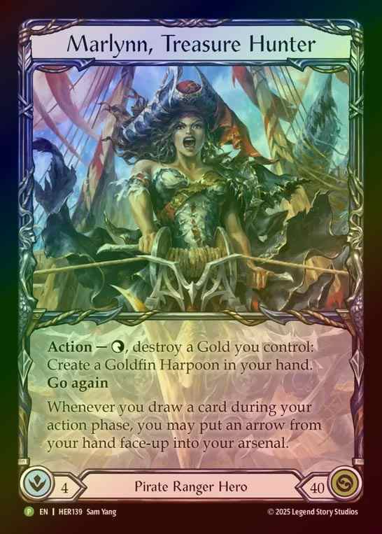 【RF】[Pirate Ranger] Marlynn, Treasure Hunter (Extended Art) [HER139-P]