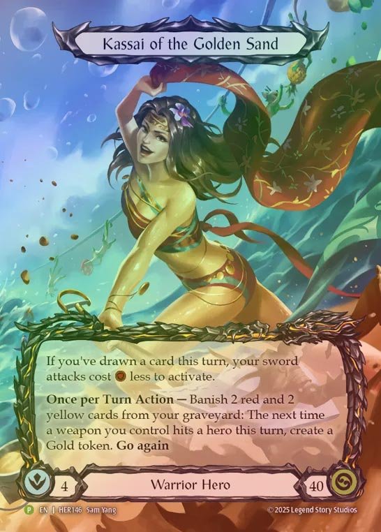 【RF】[Warrior] Kassai of the Golden Sands (Extended Art) [HER146-P]