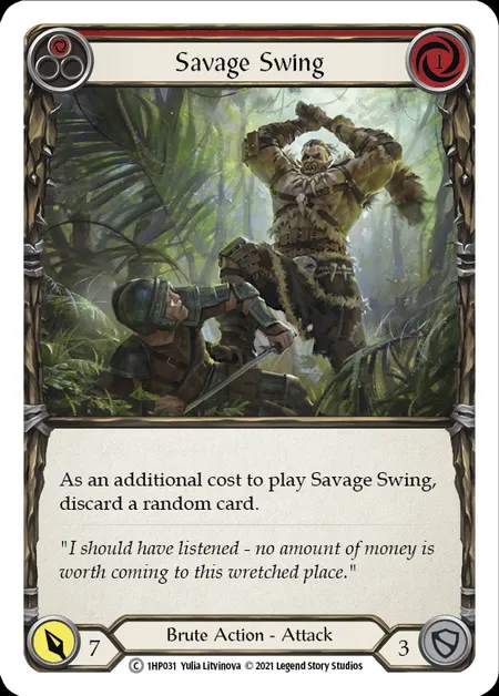 [Brute] Savage Swing [1HP031-C] (red)