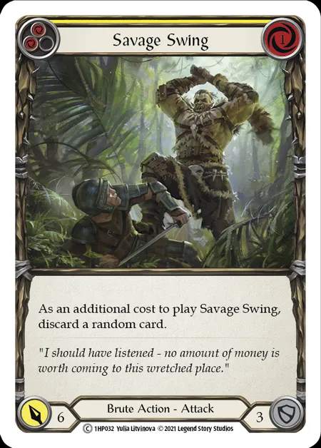 [Brute] Savage Swing [1HP032-C] (yellow)