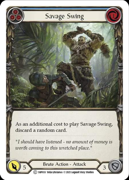 [Brute] Savage Swing [1HP033-C] (blue)