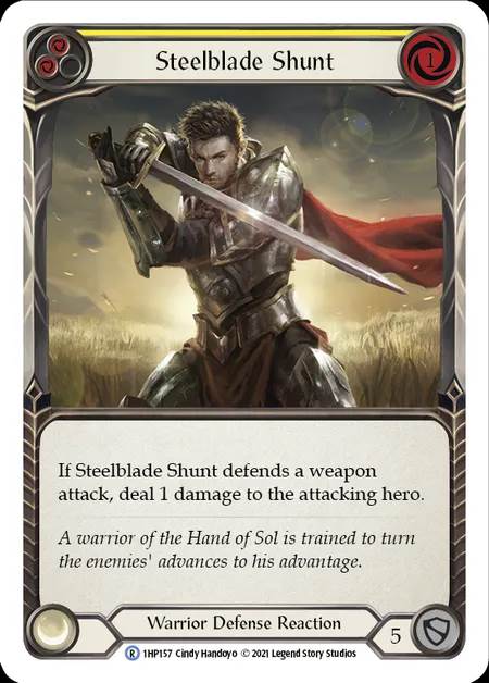 [Warrior] Steelblade Shunt [1HP157-R] (yellow)