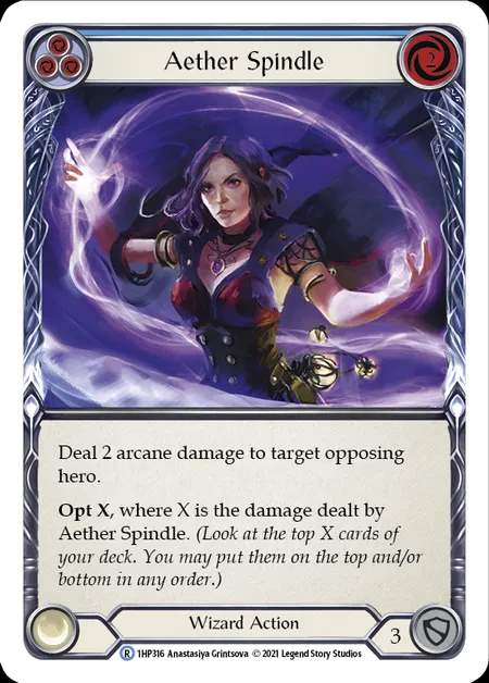 [Wizard] Aether Spindle [1HP316-R] (blue)