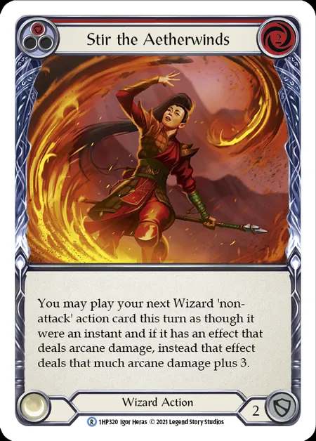 [Wizard] Stir the Aetherwinds [1HP320-R] (red)