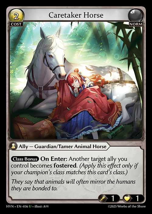 [Norm] Caretaker Horse [HVN-036-U]