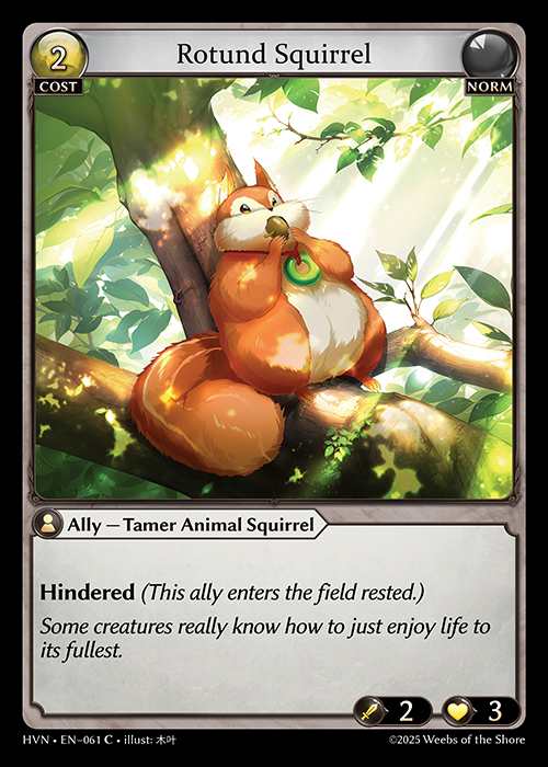 [Norm] Rotund Squirrel [HVN-061-C]