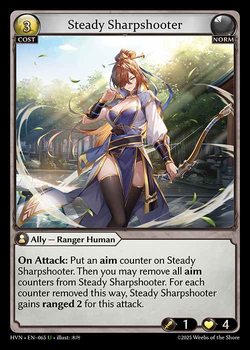 [Norm] Steady Sharpshooter [HVN-065-U]