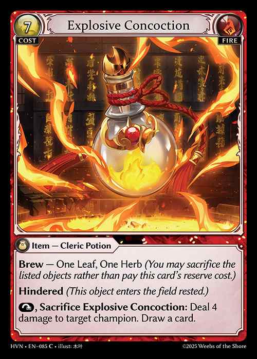 [Fire] Explosive Concoction [HVN-085-C]