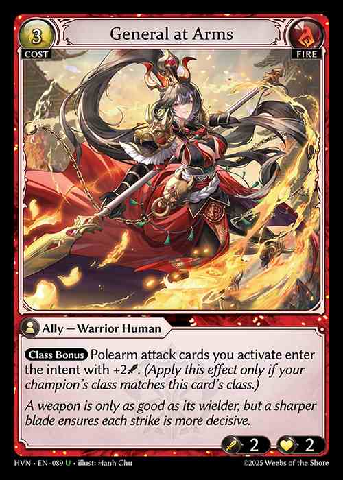 [Fire] General at Arms [HVN-089-U]