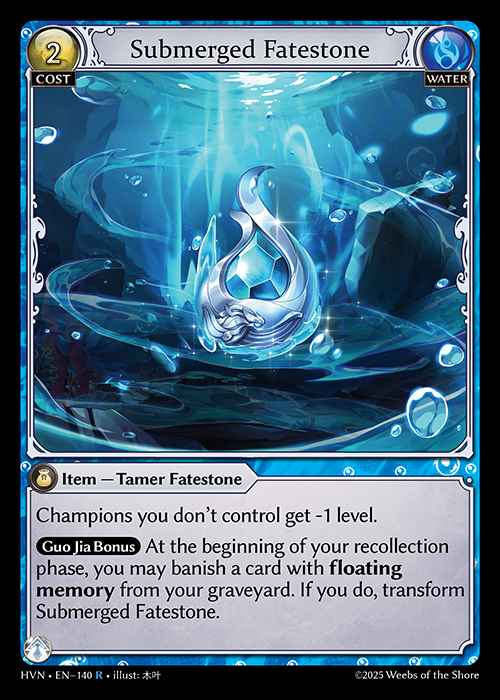 [Water] Submerged Fatestone / Commanding Sea Titan [HVN-140-R]