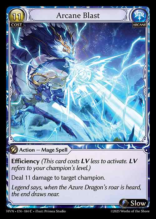 [Arcane] Arcane Blast [HVN-184-C]