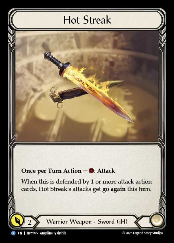 [Warrior] Hot Streak [HVY095-R]