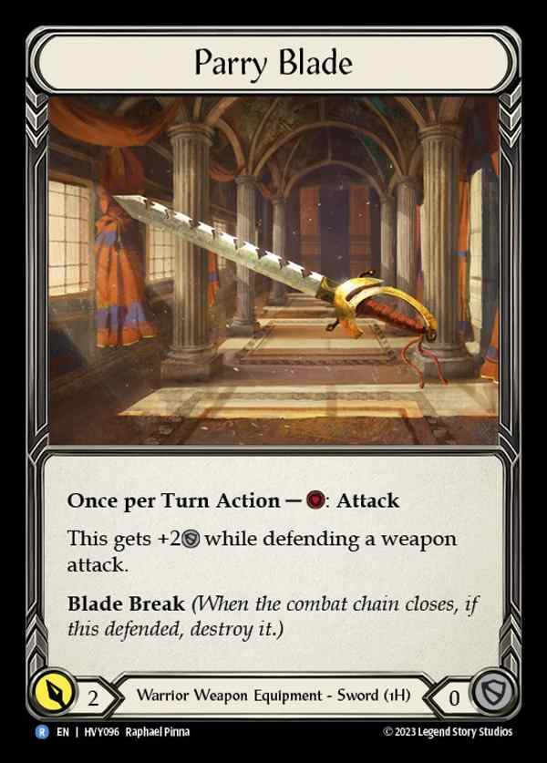 [Warrior] Parry Blade [HVY096-R]
