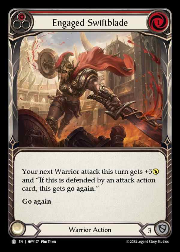[Warrior] Engaged Swiftblade (red) [HVY127-C]
