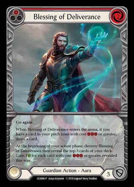 [Guardian] Blessing of Deliverance (red) [LGS006-P] (Promo)