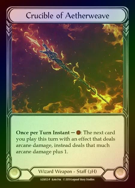 【CF】[Wizard] Crucible of Aetherweave [LGS012-P] (Promo) Cold Foill