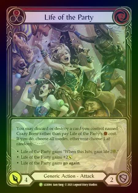 【RF】[Generic] Life of the Party (red) [LGS084] (Promo) Rainbow Foil