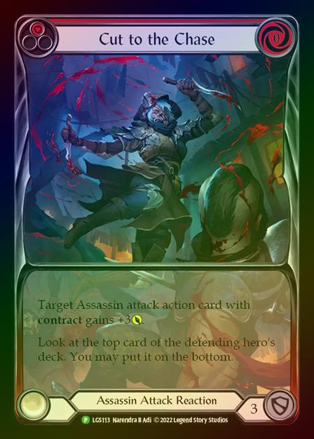 【RF】[Assassin] Cut to the Chase (red) [LGS113] (Promo) Rainbow Foil