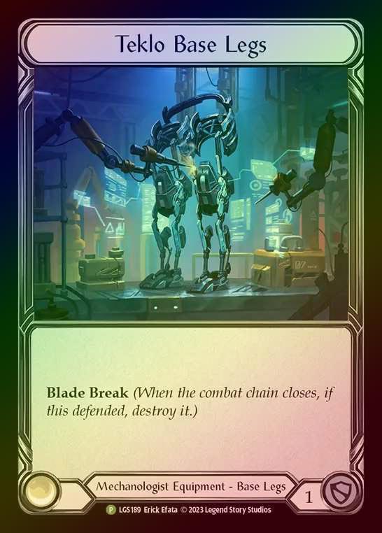 【CF】[Mechanologist] Teklo Base Legs [LGS189] (Promo) Cold Foil