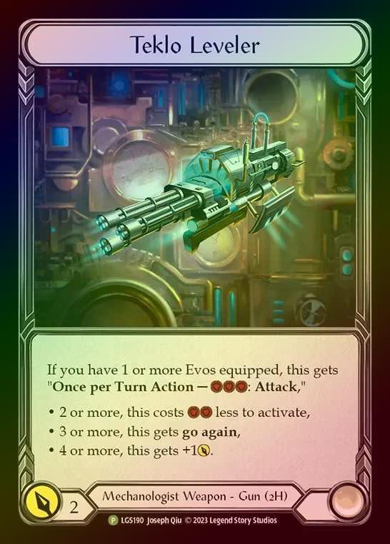 【CF】[Mechanologist] Teklo Leveler [LGS190] (Promo) Cold Foil