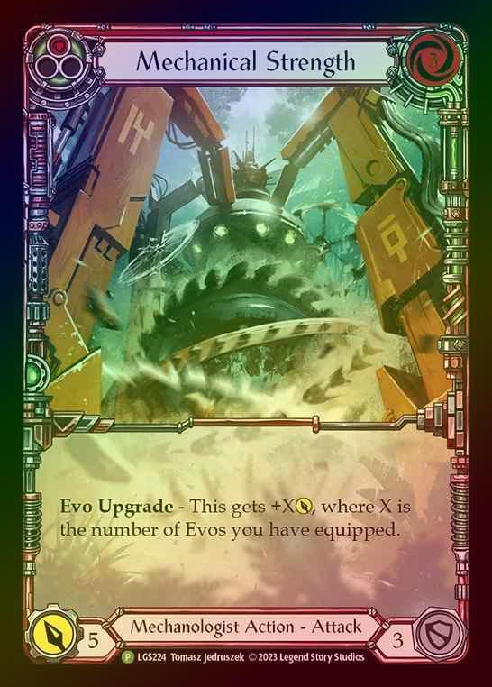 【RF】[Mechanologist] Mechanical Strength (Extended Art) (red) [LGS224-P]